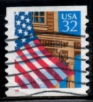 Stamps United States -  Scott  2915 Bandera (9)