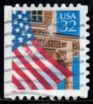 Stamps United States -  Scott  2915A Bandera (2)