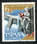 Sellos de Europa - Espa�a -  1362-  XXV aniversario del Alzamiento Nacional. Central hidroheléctica.