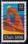 Stamps United States -  Scott  3024 Utah Statehood