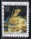 Stamps United States -  Scott  3107 Madre y Niño