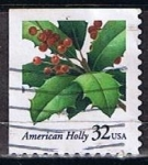 Stamps United States -  Scott  3177  American Holly