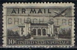 Stamps United States -  Scott  C34 Pan-american Union building (4)