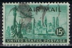 Stamps United States -  Scott  C35 Estatua de la Livertad N.Y