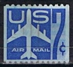 Stamps United States -  Scott  C51 Avion azul  