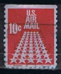 Stamps United States -  Scott  C72 Estrellas (3)