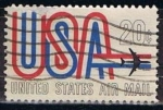 Stamps United States -  Scott  C75 USA y Avion (4)