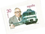 Stamps Spain -  Tren Talgo.