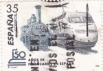 Stamps Spain -  150 años de ferrocarril en españa