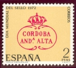 Sellos del Mundo : Europa : Espa�a : 1972 Dia Mundial del sello Edifil:2092