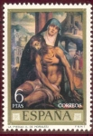 Stamps Spain -  1970 Dia del sello. Luis de Morales. La Piedad - Edifil:1971