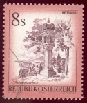 Sellos del Mundo : Europa : Austria : 1976 Paisajes. El nicho y estatua de Reiteregg - Ybert 1335