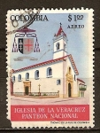 Stamps Colombia -  Panteón Nacional, Iglesia de Veracruz. 