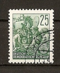 Stamps Germany -  DDR / Plan Quinquenal - Heliograbados.