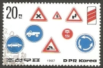 Stamps North Korea -  Señales de circulación