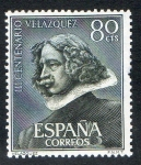 Stamps Spain -  1340- III centenario de la muerte de Velázquez. Escultura de Velázquez.