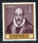 Stamps Spain -  1334-  Domenico Theotocopoulos 