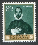 Stamps Spain -  1333-  Domenico Theotocopoulos 