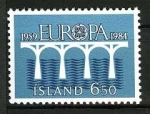 Stamps Iceland -  Tema Europa