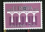 Sellos del Mundo : Europa : Islandia : Tema Europa