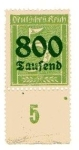 Stamps : Europe : Germany :  Cifras