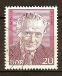 Sellos de Europa - Alemania -  Ehm Welk 1884-1966(periodista,escritor,profesor y fundador de la comunidad universitaria-DDR.