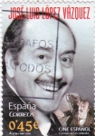 Stamps Spain -  cine español-jose luis lopez vazquez