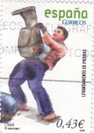 Stamps Spain -  levantamiento de piedra