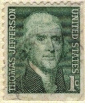 Sellos de America - Estados Unidos -  Thomas Jefferson