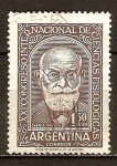 Sellos del Mundo : America : Argentina : XXI.Congreso Internacional de Ciencias Fisiológicas. Los científicos médicos. Ivan P. Pavlov.