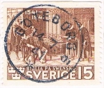 Stamps Sweden -  4º CENT. DE LA PRIMERA TRADUCCIÓN DE LA BIBLIA AL SUECO. Y&T Nº 287