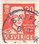 Sellos de Europa - Suecia -  150 ANIV. DE LA FUNDACIÓN DEL MUSEO NACIONAL. Y&T Nº 294