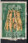 Stamps Spain -  Edifil  2090 Europa CEPT.  