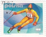 Stamps Poland -  INNSBRUCK-1976  -esquí