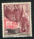 Stamps Spain -  1648-  Serie turística. Cudillero. ( Asturias ).