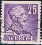 Sellos de Europa - Suecia -  GUSTAVO V 1948-52. Y&T Nº 335