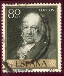 Stamps Spain -  1958 Goya (por Vicente Lopez)  - Edifil:1215