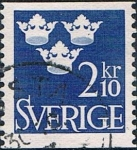 Sellos de Europa - Suecia -  ESCUDO 1954. Y&T Nº 394