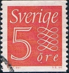 Sellos de Europa - Suecia -  CIFRAS 1957. Y&T Nº 416