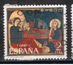 Sellos de Europa - Espa�a -  Edifil  2061  Navidad´71  Fragmento del altar de Avila. 