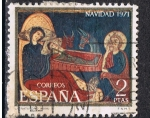 Sellos de Europa - Espa�a -  Edifil  2061  Navidad´71  Fragmento del altar de Avila. 