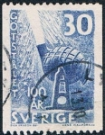 Stamps Sweden -  CENT DEL PROCEDIMIENTO BESSEMER DE TRATAMIENTO DEL ACERO. Y&T Nº 432