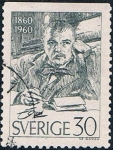 Sellos de Europa - Suecia -  CENT DEL NACIMIENTO DEL POETA ANDERS ZORN. Y&T Nº 446 a