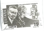 Stamps Spain -  Cent.Cinematógrafico. Hermanos Lumière