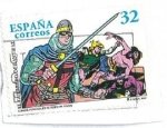 Stamps Spain -  Comics