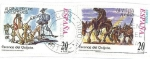 Stamps Spain -  Correspondencia Epistolar Escolar.Escenas del Quijote