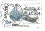 Stamps Spain -  150 años del Ferrocarril en España