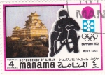 Stamps Bahrain -  J.J.O.O. -SAPPORO -72   - trineo