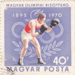 Sellos de Europa - Hungr�a -  1895 OLIMPIADAS 1970 -boxeo