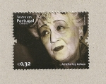 Sellos de Europa - Portugal -  Amelia Rey Colaço, actriz